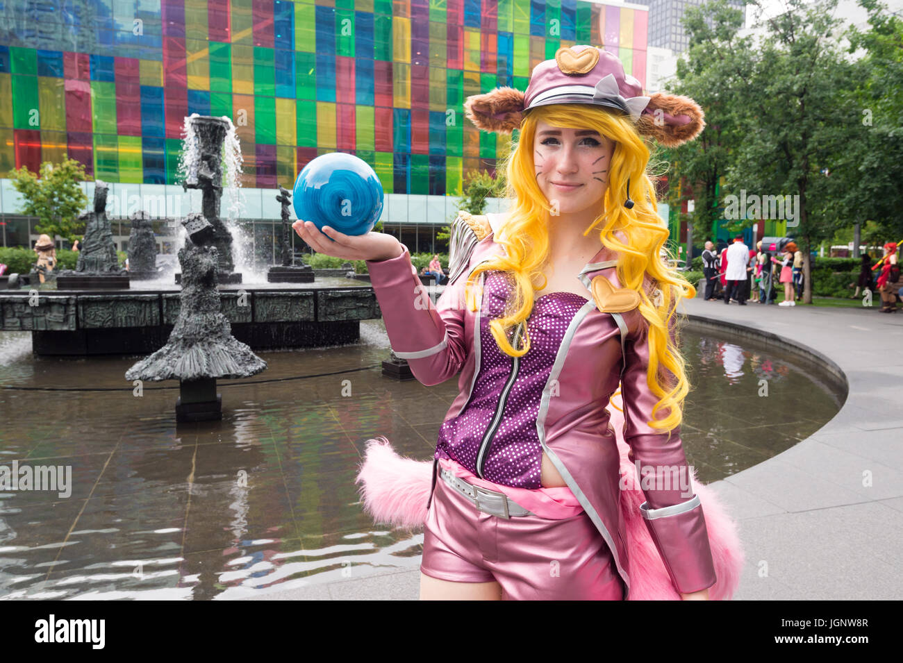 Montreal, Canada. 8th July, 2017. Pop-culture fan convention Comic Con Credit: Marc Bruxelle/Alamy Live News Stock Photo