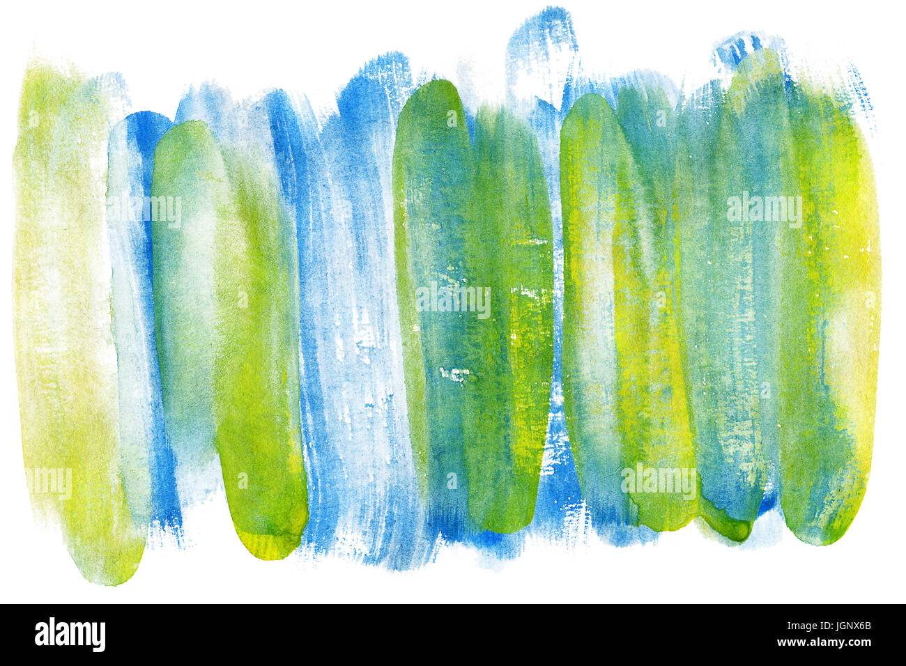 Abstract hand drawn watercolor background isolated on white Stock Photo ...