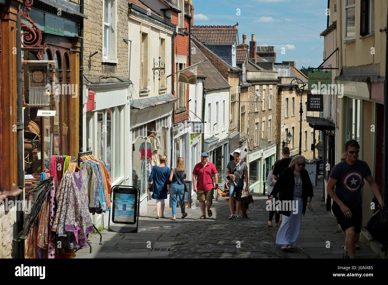 St.Catherine's Hill, Frome, Somerset, UK Stock Photo Alamy