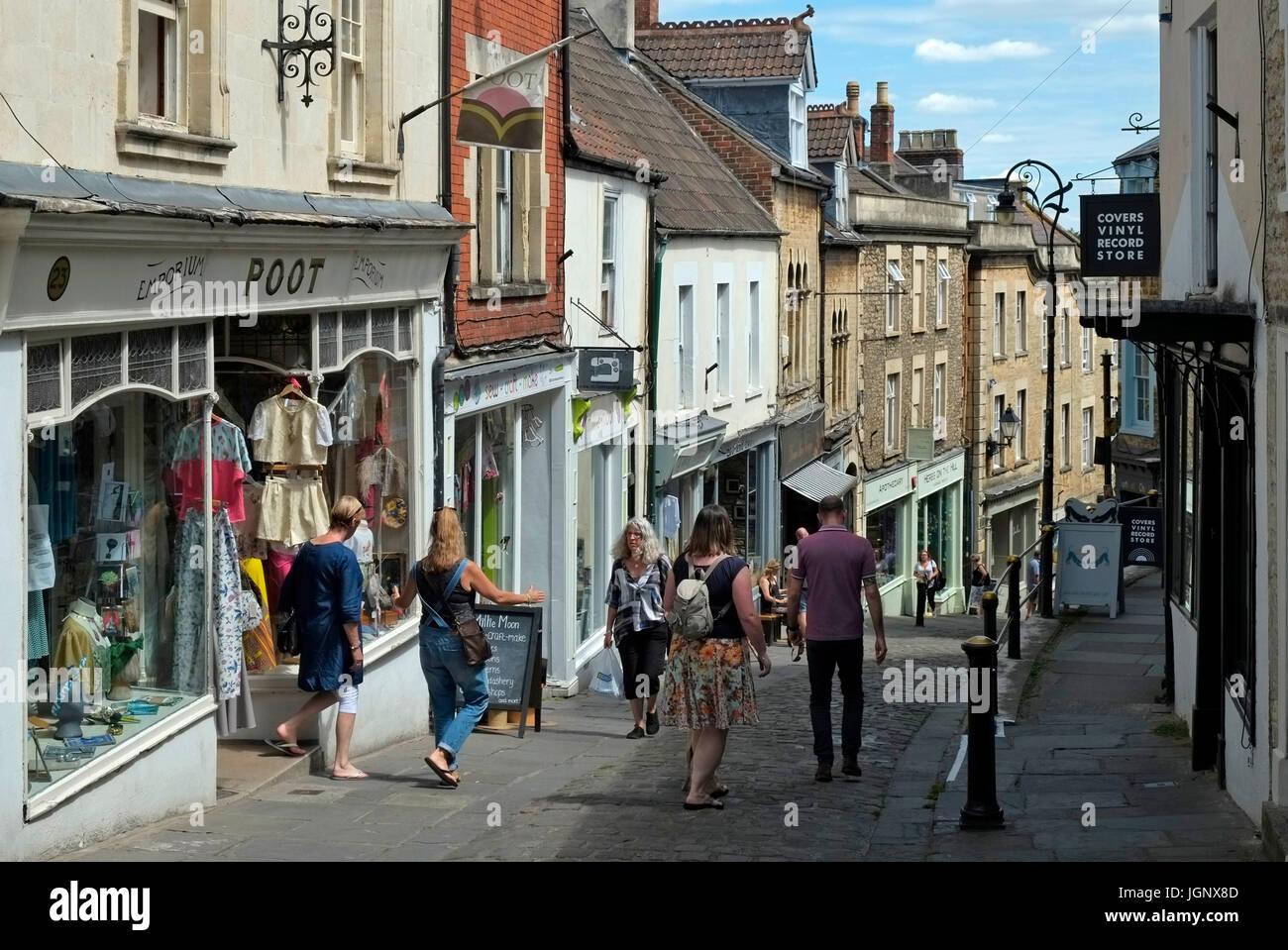 St.Catherine's Hill, Frome, Somerset, UK Stock Photo Alamy