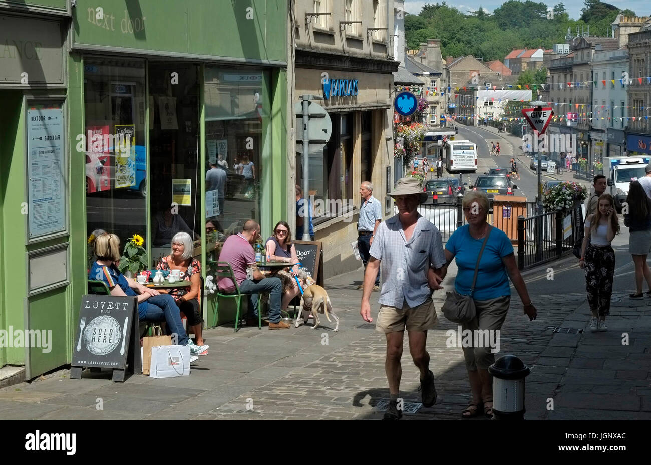 St.Catherine's Hill, Frome, Somerset, UK. Stock Photo