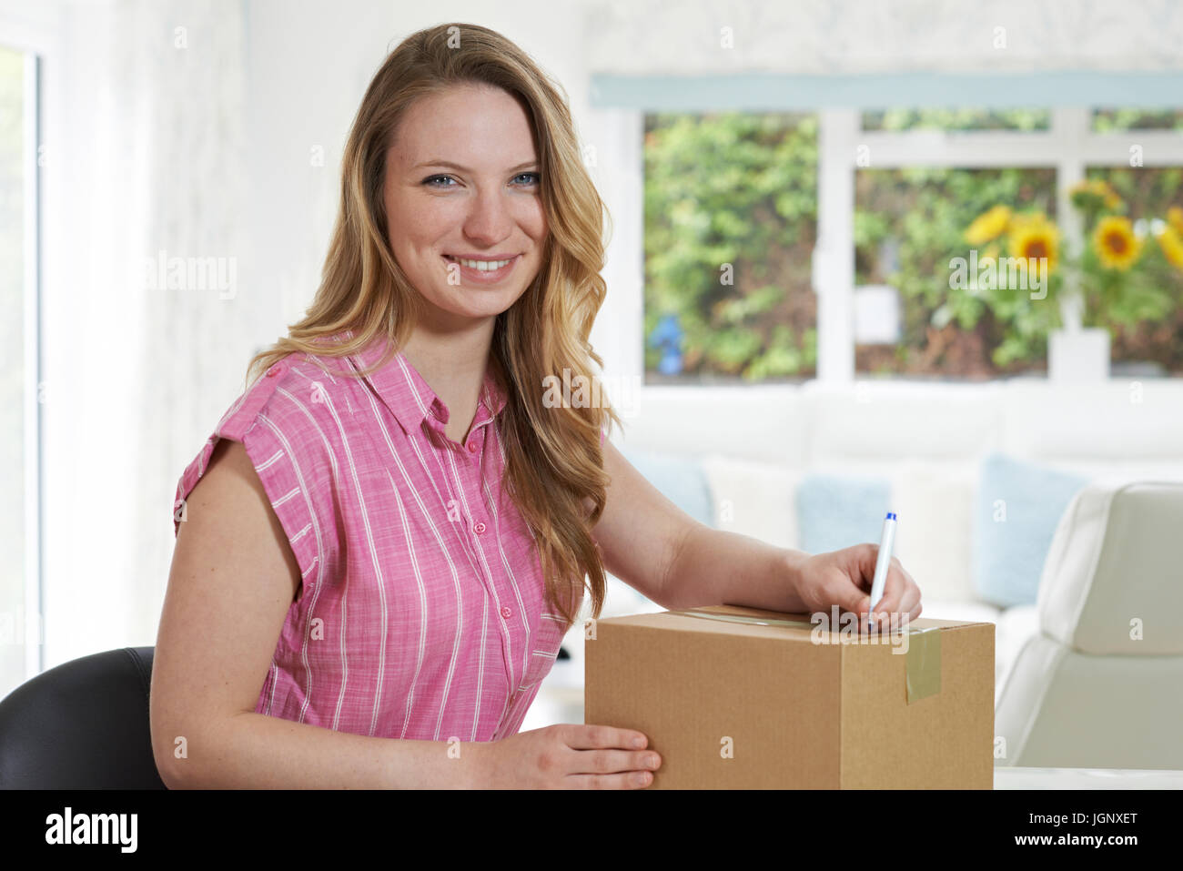 Writing Address On Package