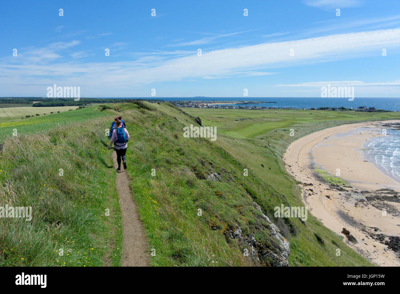 The Fife Coastal Path, Scotland Stock Photo