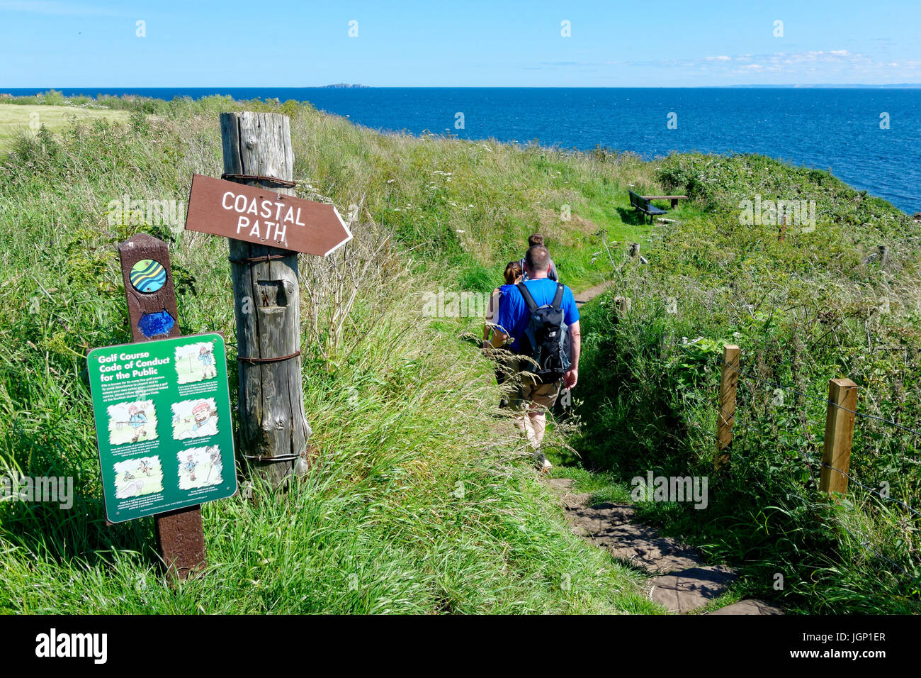 The Fife Coastal Path, Scotland Stock Photo Alamy
