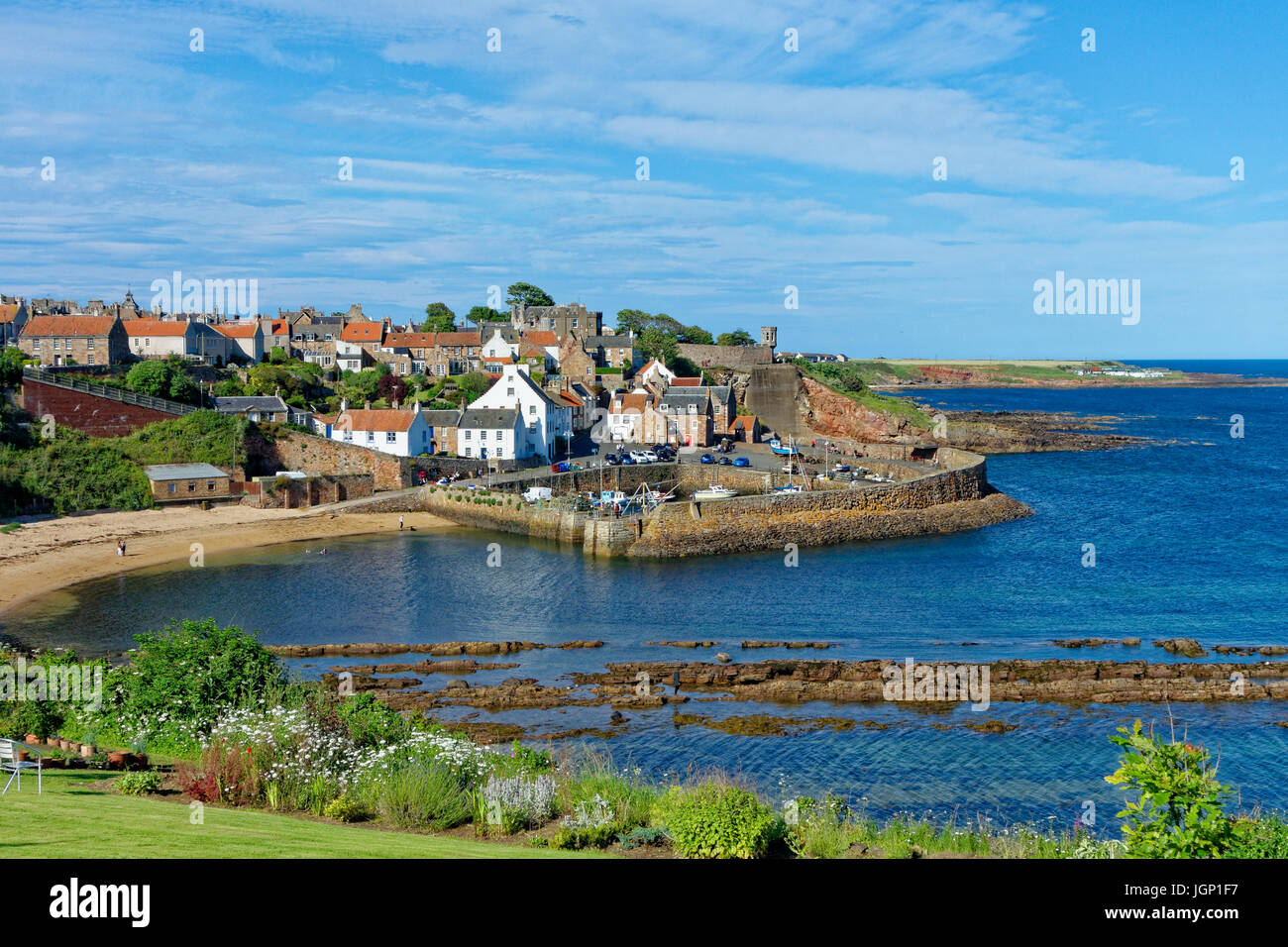 Crail on the Fife Coastal Path, Scotland Stock Photo Alamy