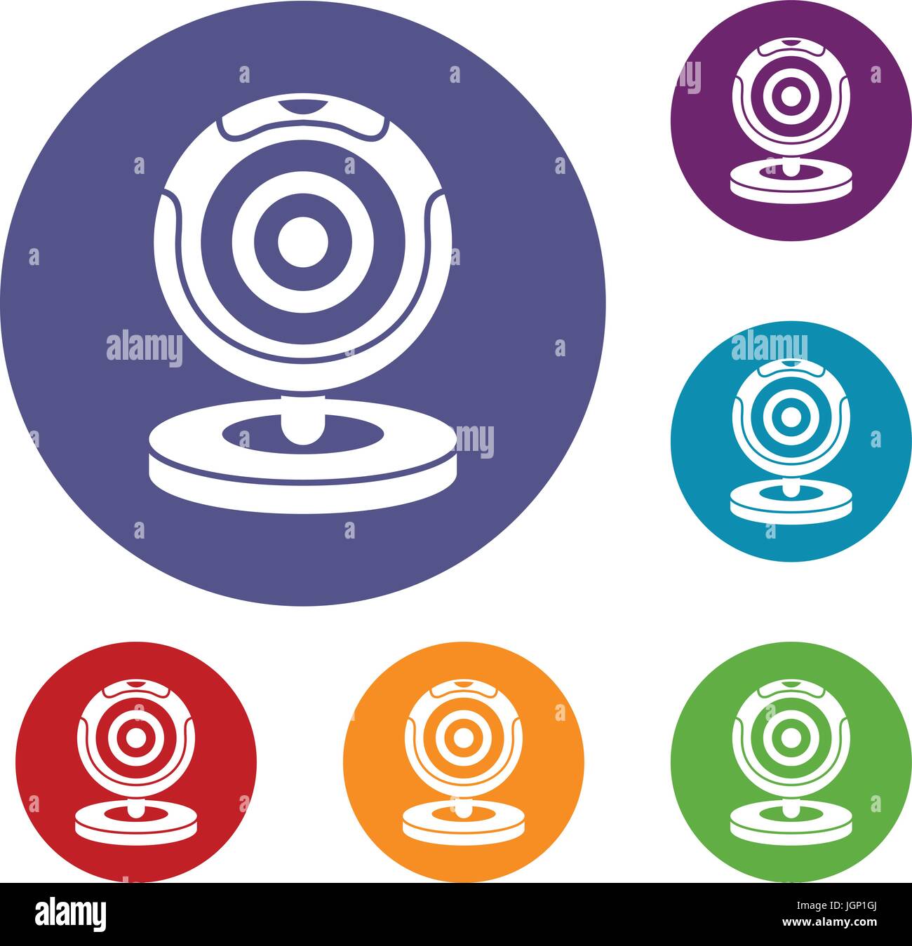 Webcam icons set Stock Vector Image & Art - Alamy