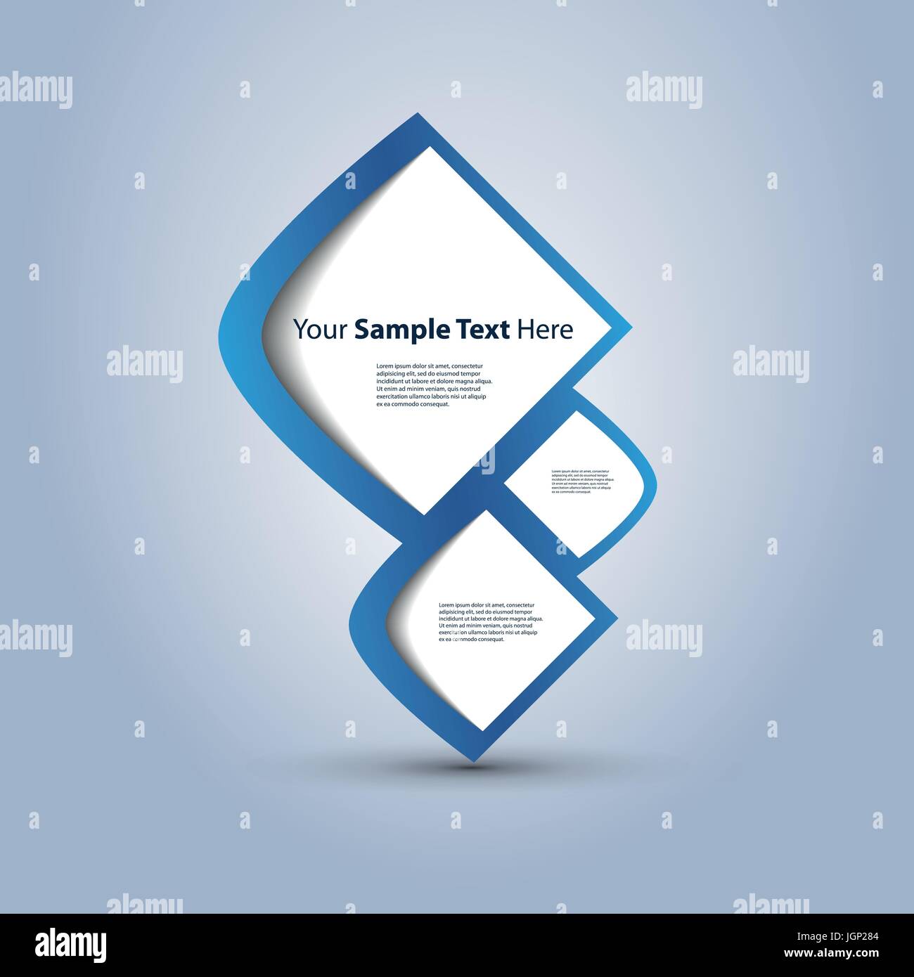 Blue Abstract Speech Bubble Vector Design Stock Vector Image & Art - Alamy
