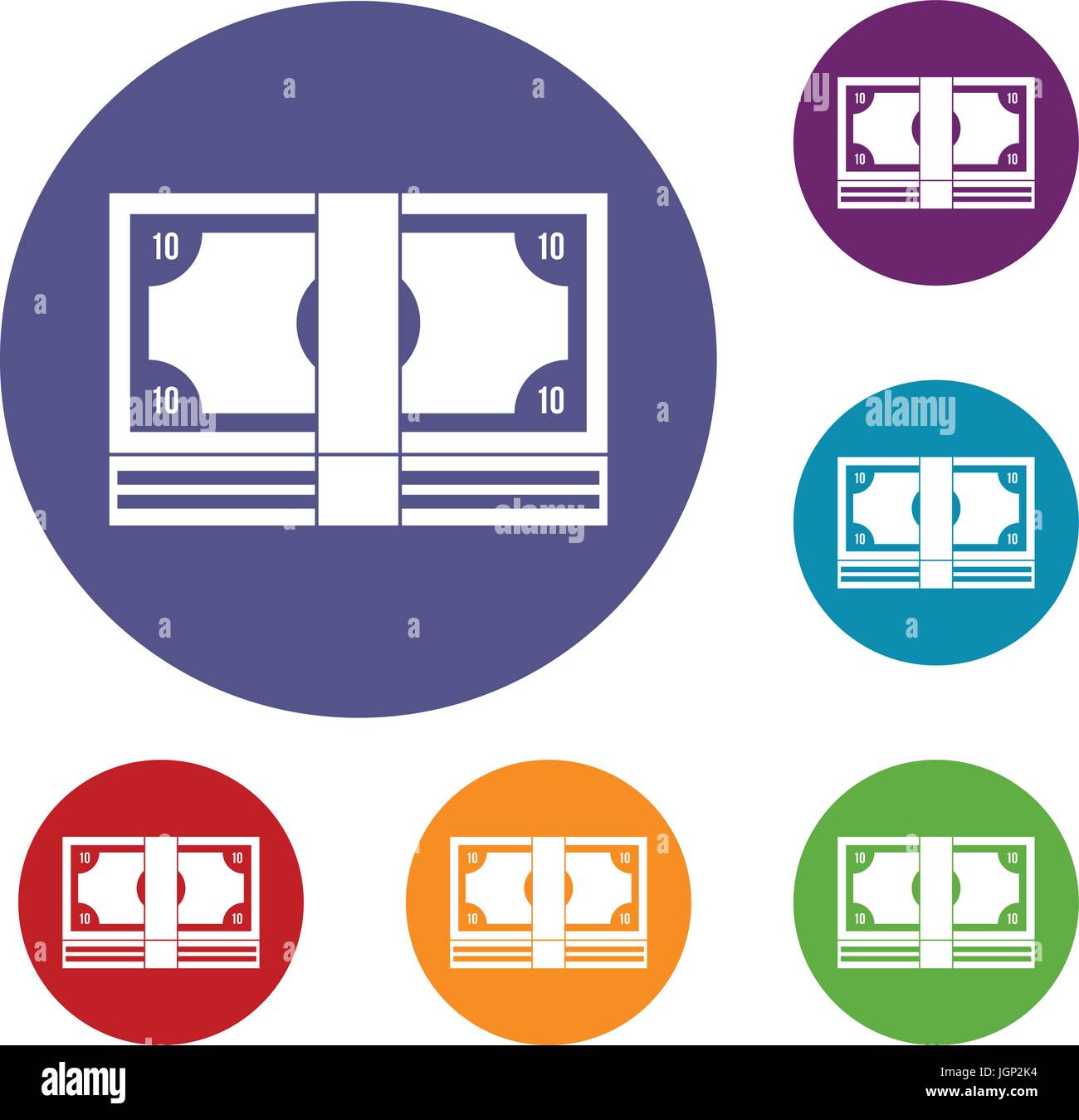 Bundle of money icons set Stock Vector Image & Art - Alamy