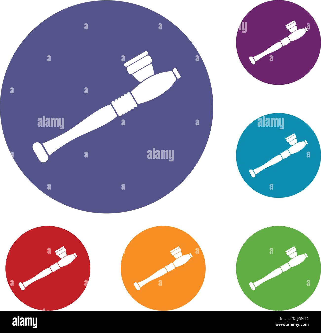Pipe for smoking marijuana icons set Stock Vector Image & Art - Alamy