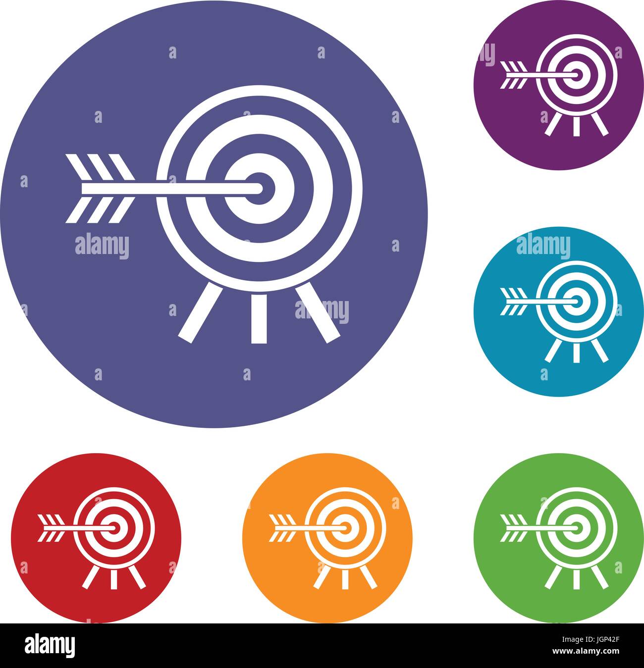 Darts icons set Stock Vector Image & Art - Alamy