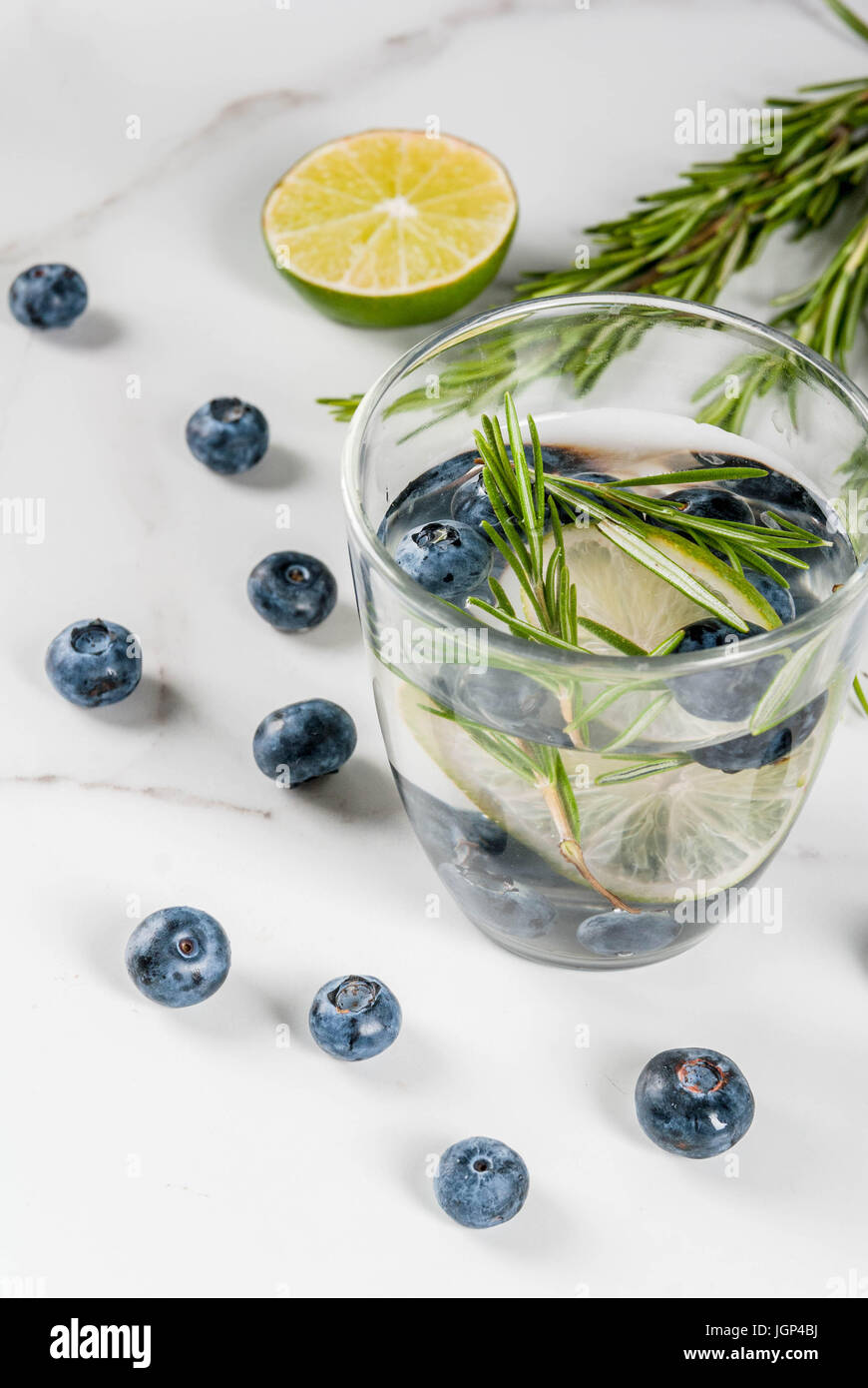 Summer refreshment diet drinks. Infused detox waters in different