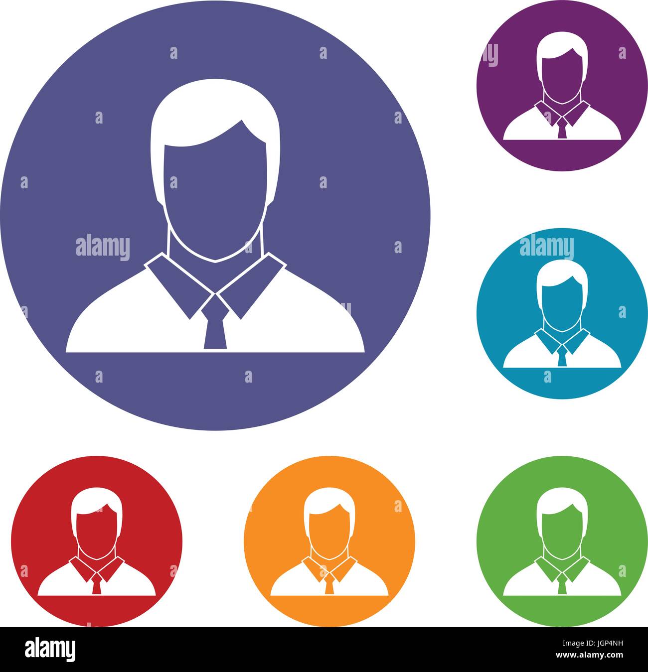 Manager icons set Stock Vector Image & Art - Alamy