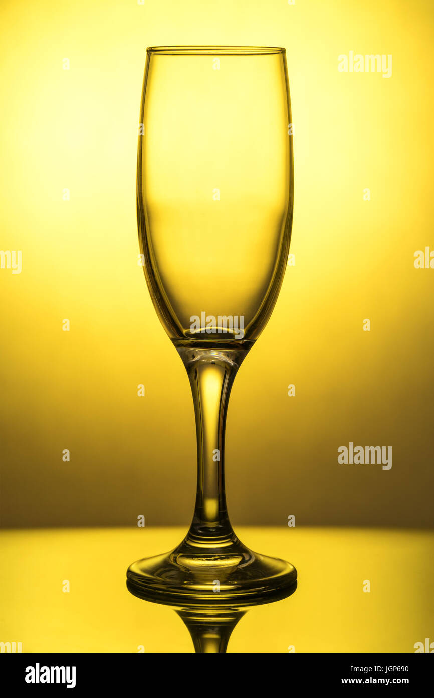 Download Empty Wine Glass On A Yellow Background Stock Photo Alamy Yellowimages Mockups