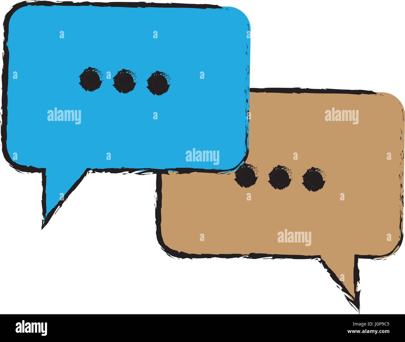 bubble speech talk message communication web app vector illustration ...