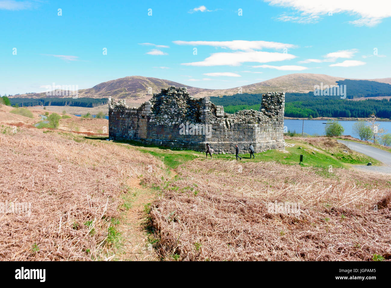 Loch Doon Castle, Dumfries & Galloway, Scotland Stock Photo - Alamy