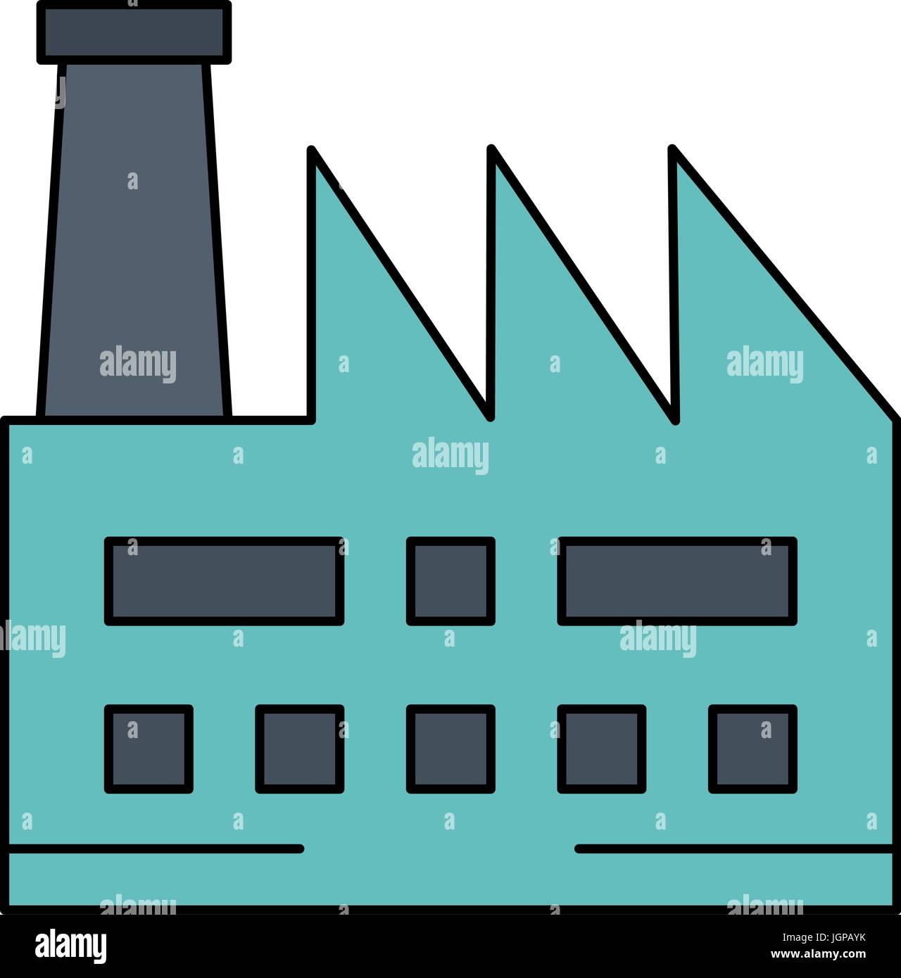 factory plant building icon vector illustration design Stock Vector ...