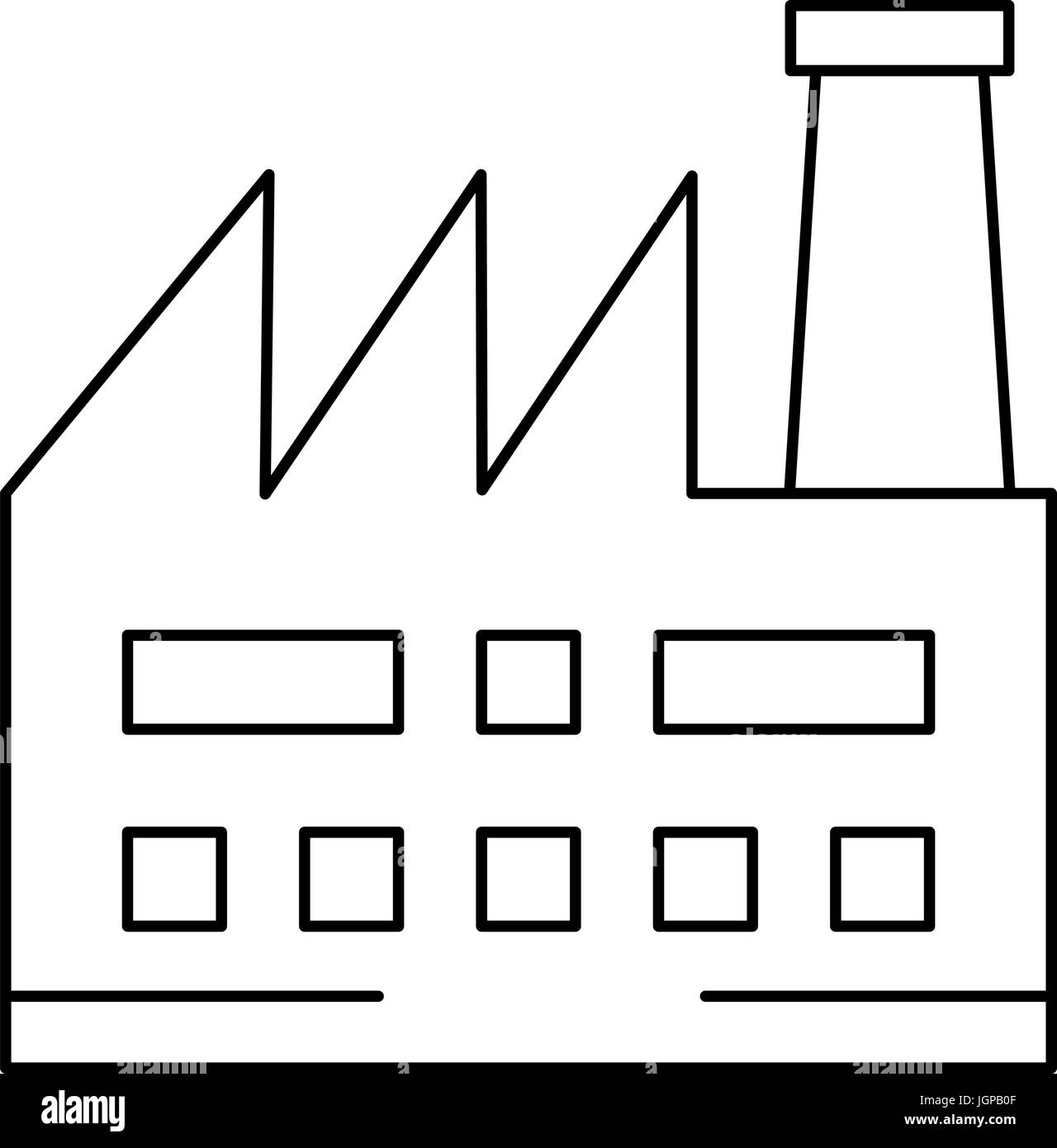 factory plant building icon vector illustration design Stock Vector ...