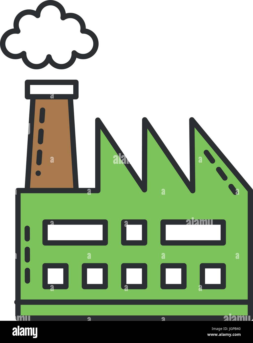 factory plant building icon vector illustration design Stock Vector ...