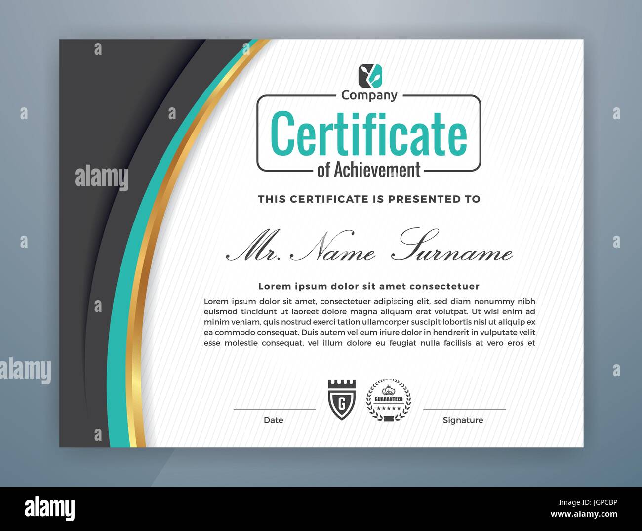 Multipurpose Modern Professional Certificate Template Design for Print ...