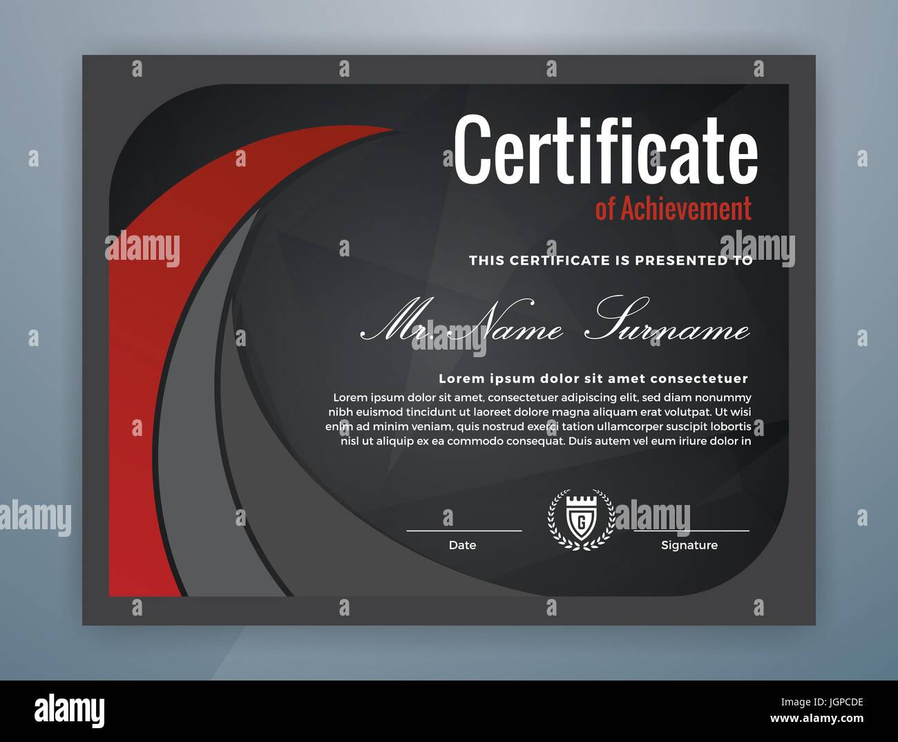 Multipurpose Modern Professional Certificate Template Design for Print ...