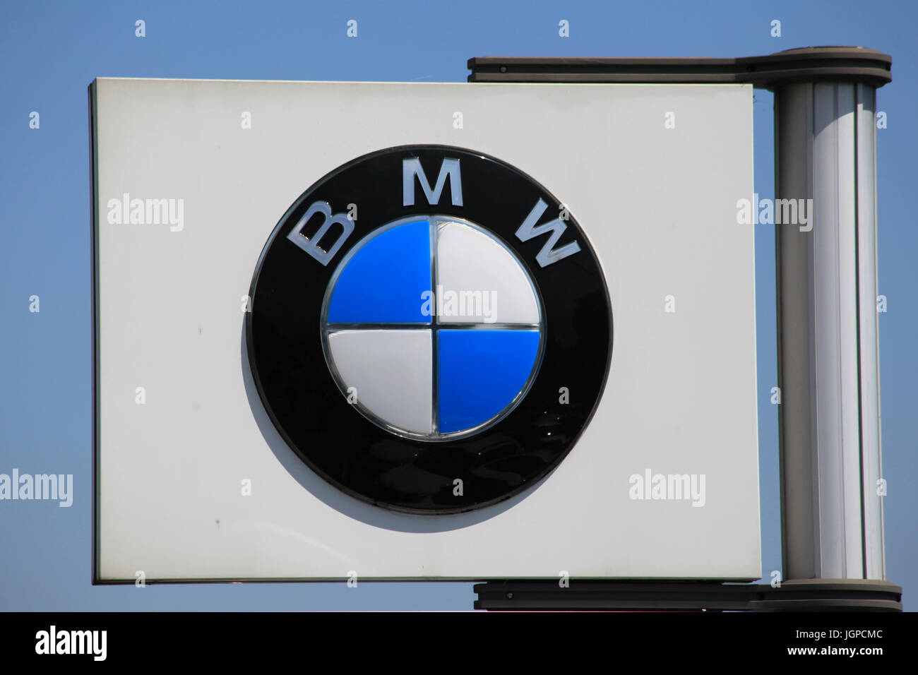 Chelmsford Essex 26 June 2017 Bmw Car Dealership Sign Stock