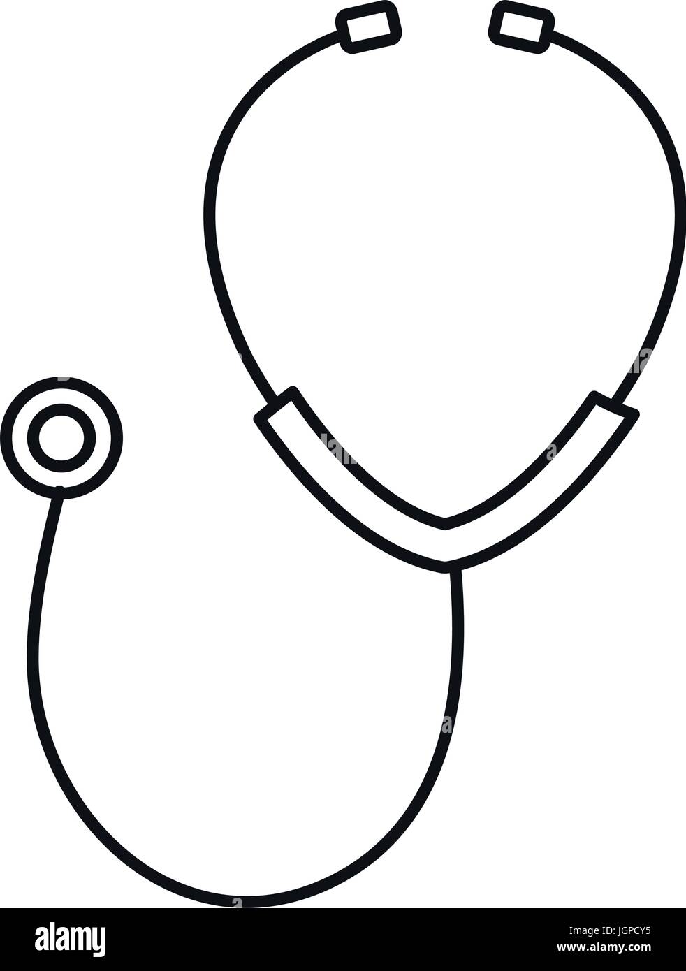 stethoscope medical isolated icon Stock Vector Image & Art - Alamy
