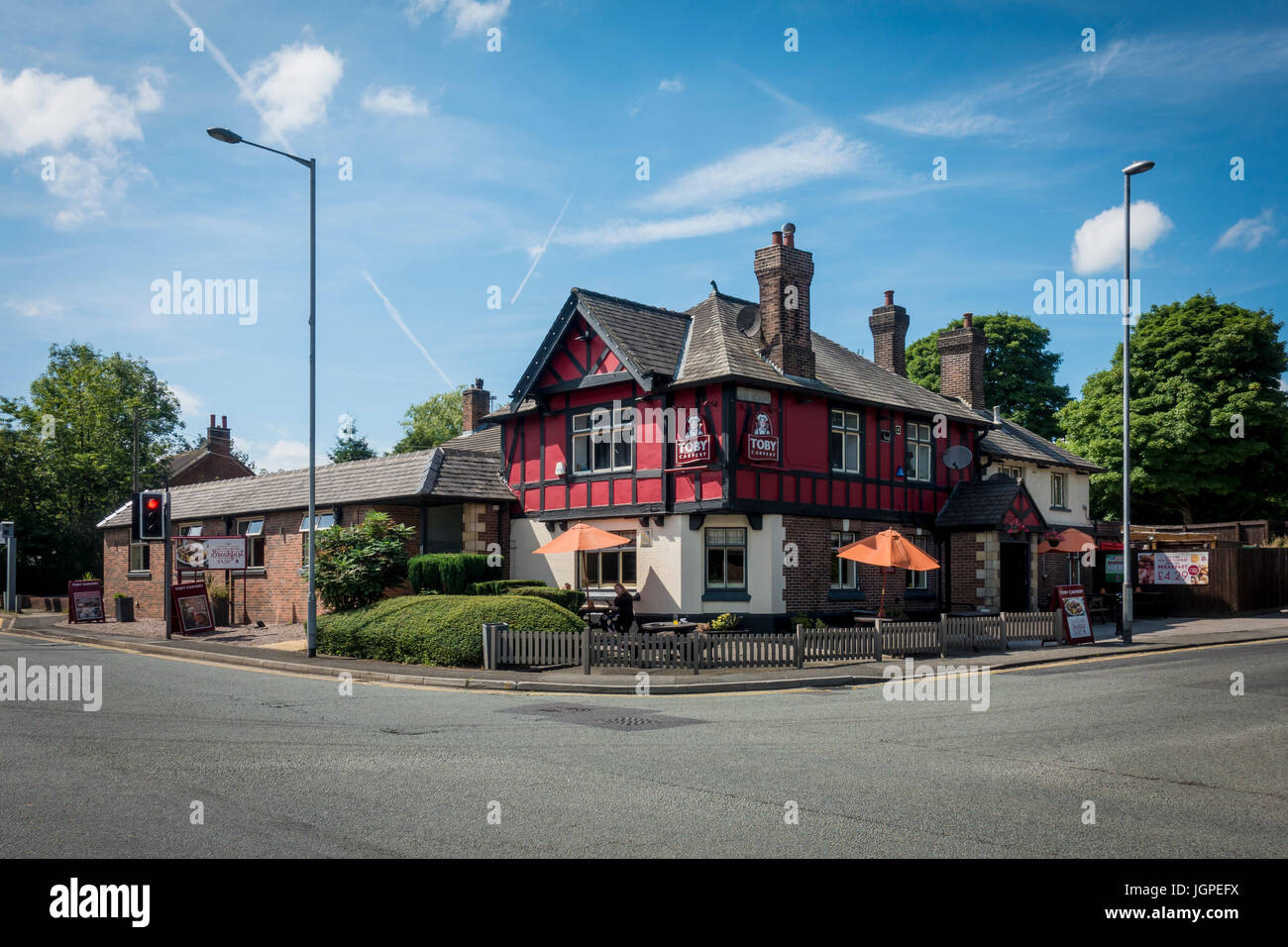 Ainsworth Arms Toby Carvey in Ainsworth, Radcliffe, Manchester. Stock Photo