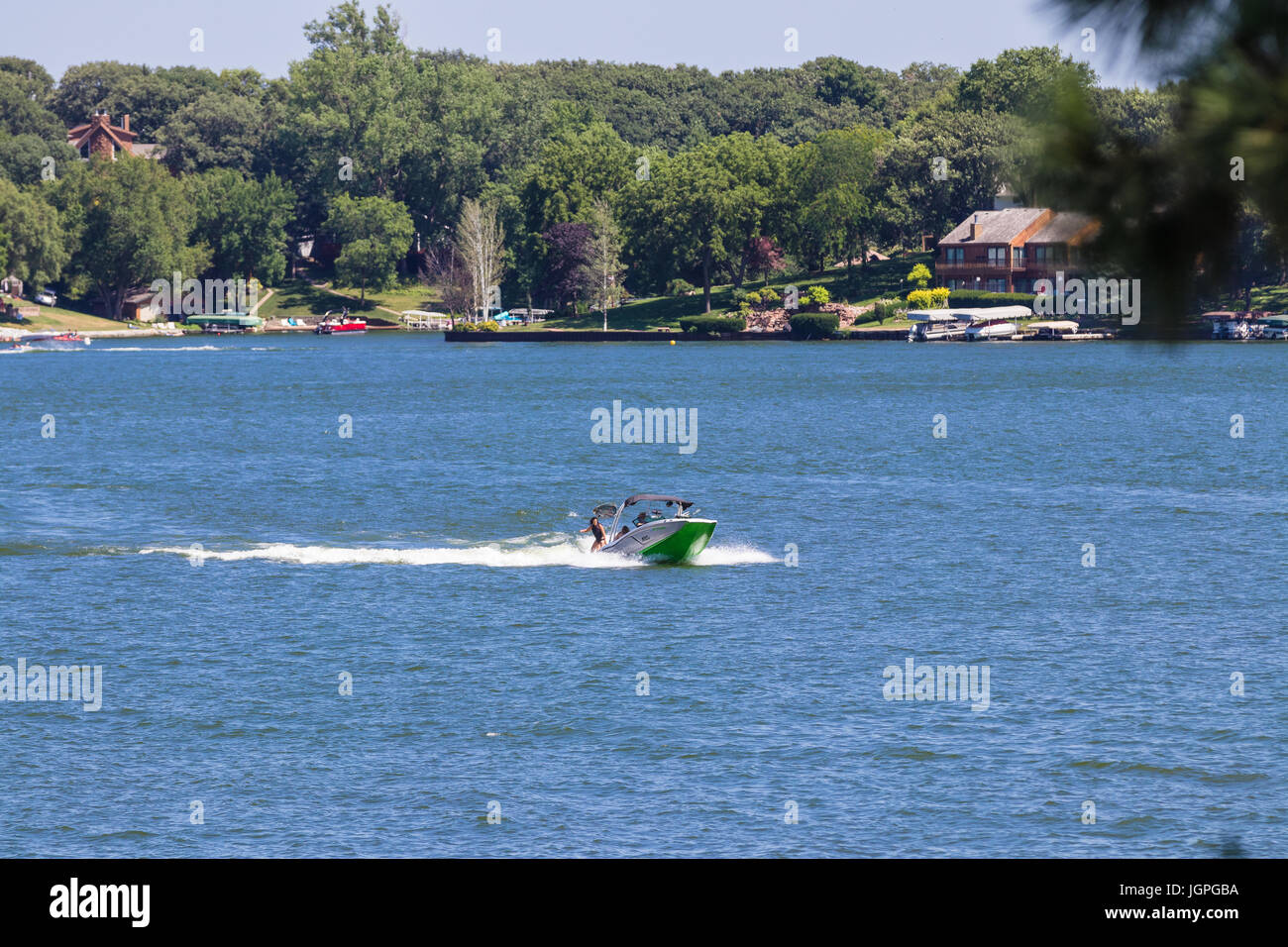 A Summer Day at Beaver Lake, NE Stock Photo Alamy