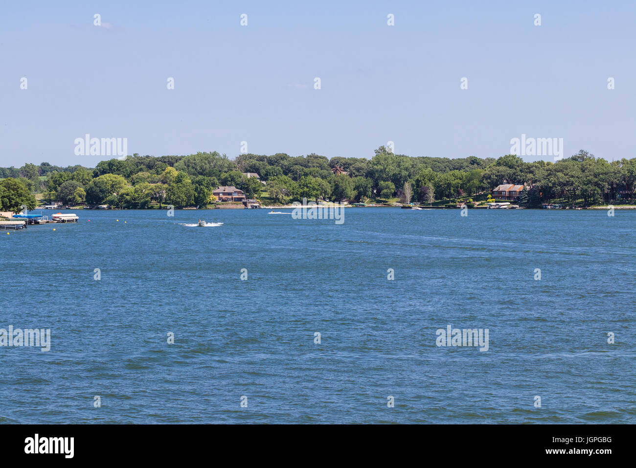 A Summer Day at Beaver Lake, NE Stock Photo Alamy