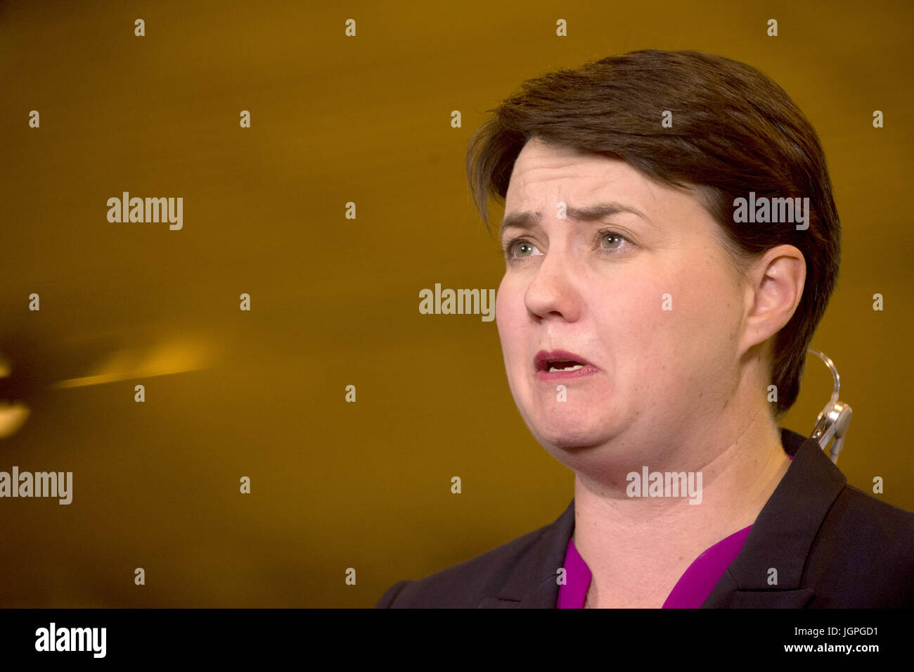 The results from Edinburgh's voters are counted in the Meadowbank
