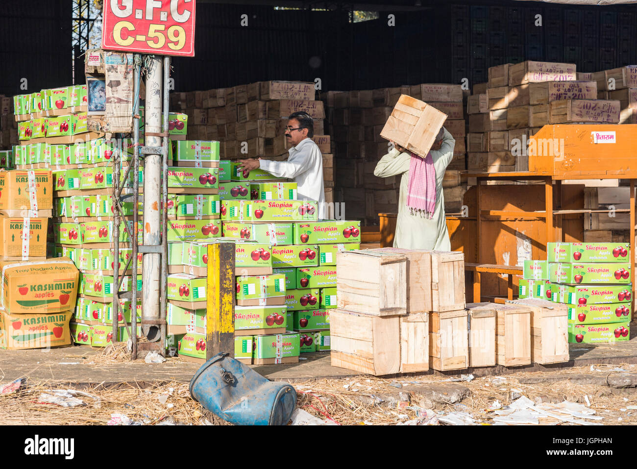 Fruits being sold in a fruit market in New Delhi, India Stock Photo Alamy