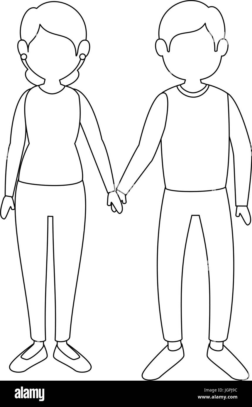 couple in love icon over white background vector illustration Stock ...
