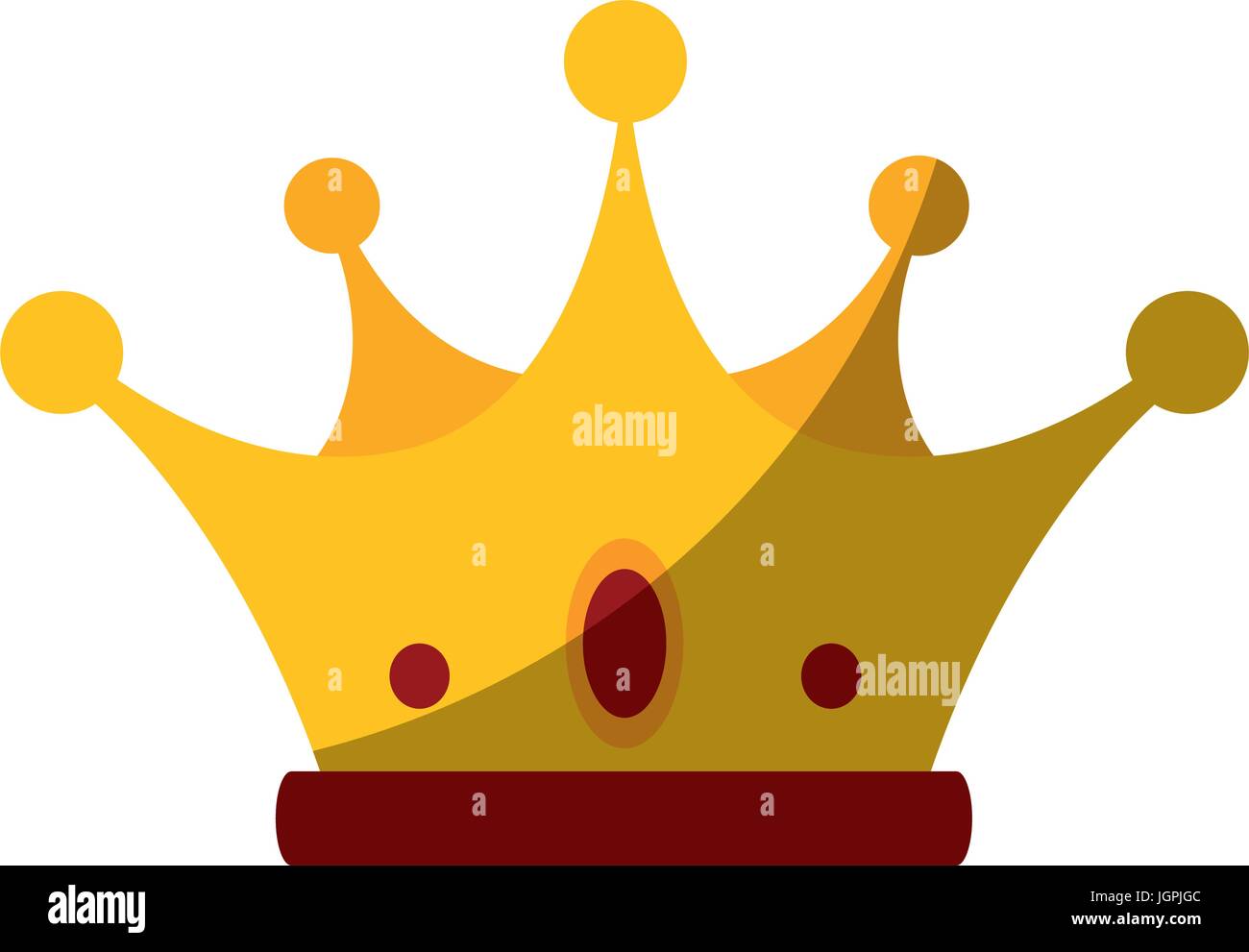 Luxury king crown icon vector illustration graphic design Stock Vector ...