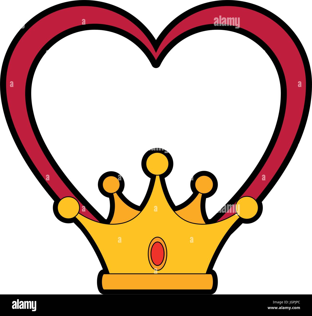 Luxury king crown icon vector illustration graphic design Stock Vector ...