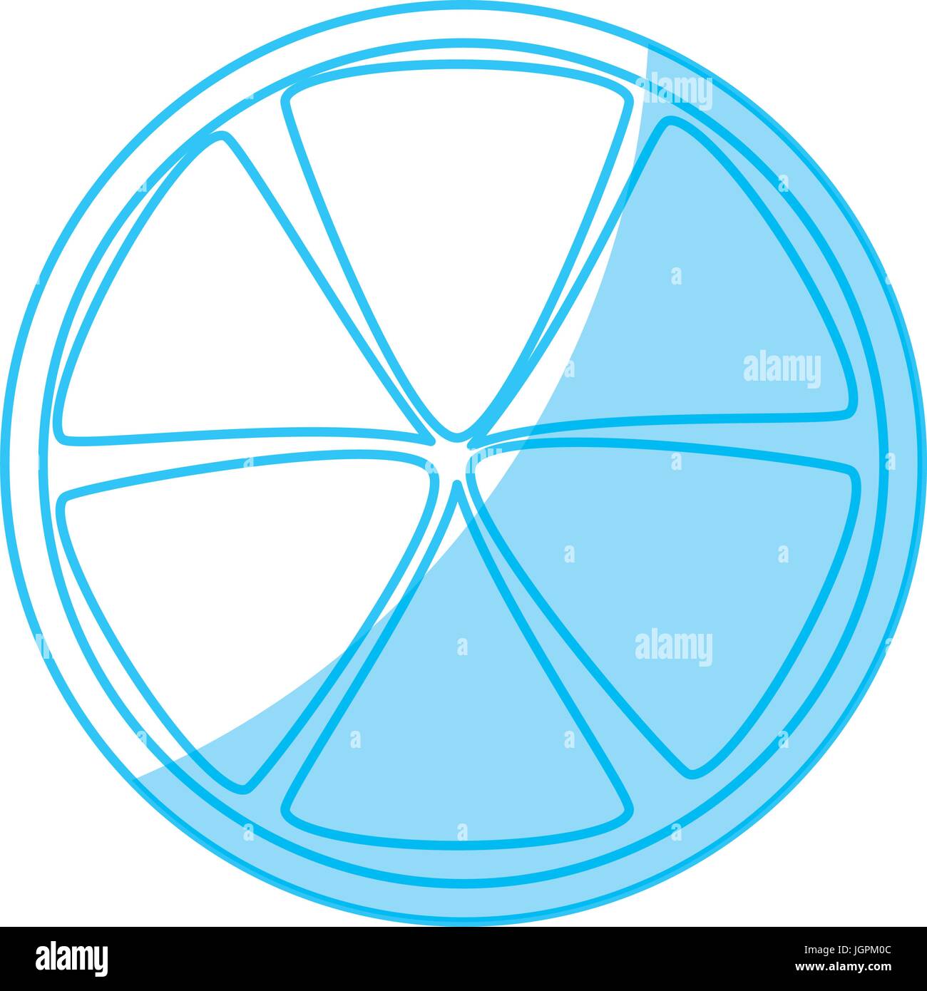 Lemon slice isolated icon vector illustration graphic design Stock ...