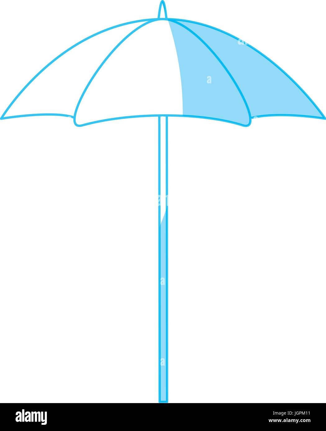 Beach umbrella isolated icon vector illustration graphic design Stock ...