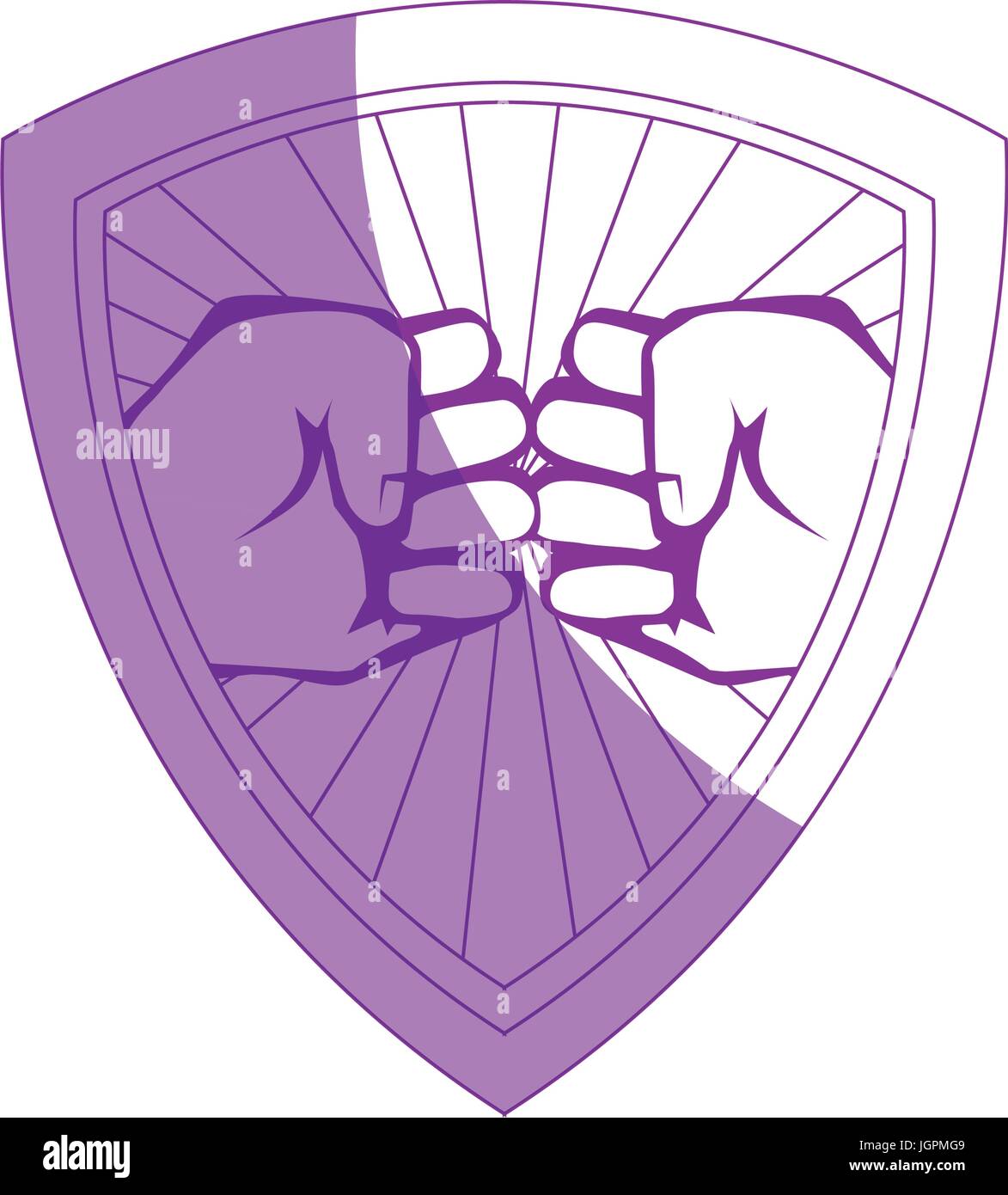 Hand with clenched fist icon Stock Vector Image & Art - Alamy