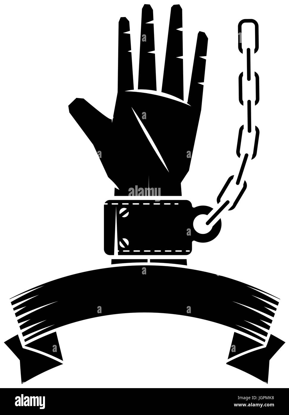 Slave chains iron Black and White Stock Photos & Images Alamy