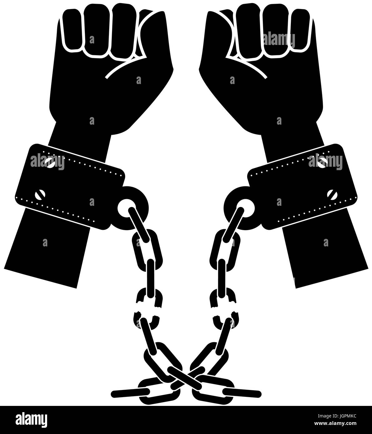Chain of slavery Stock Vector Image & Art Alamy