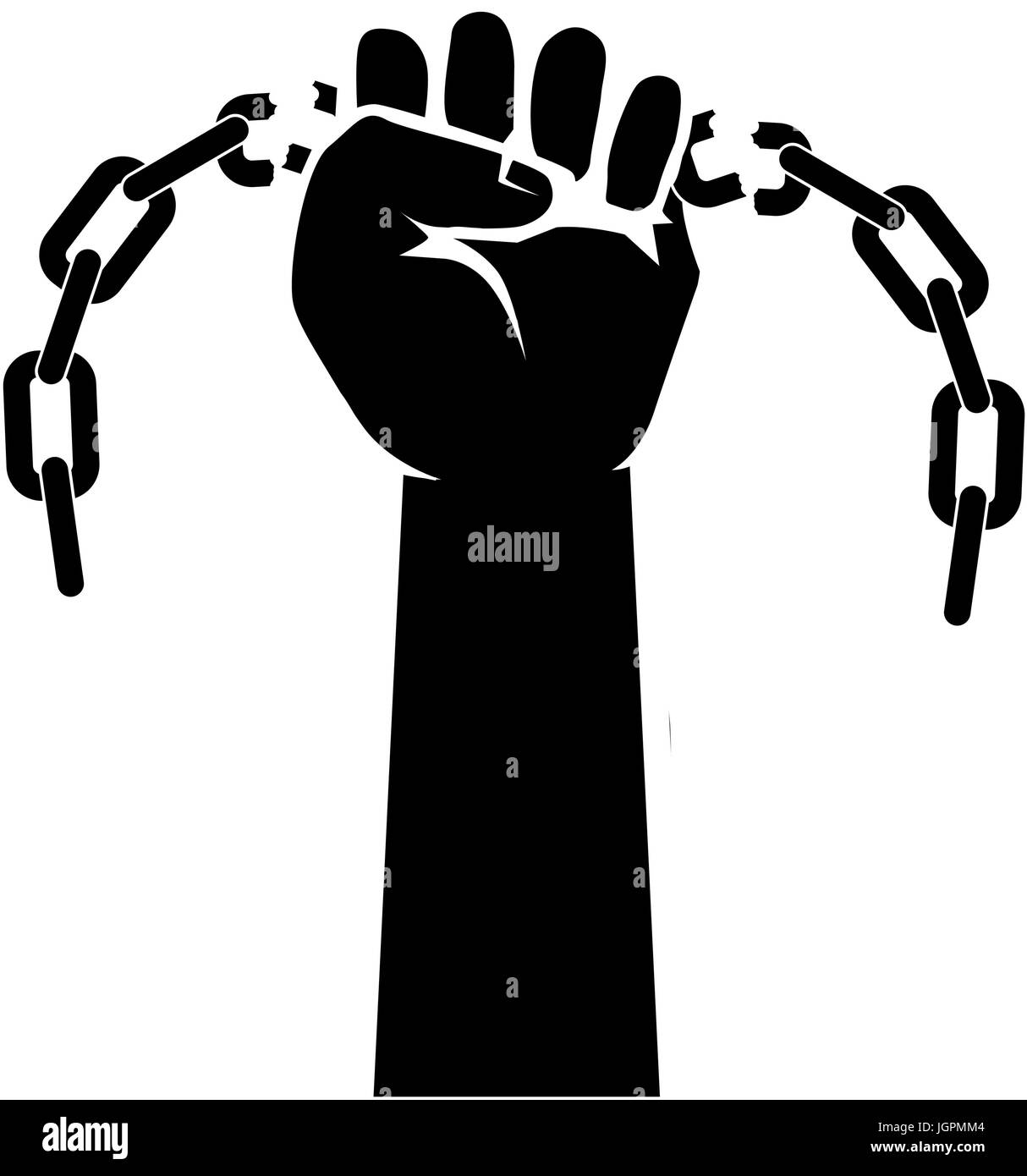 Chain of slavery Stock Vector Image & Art Alamy