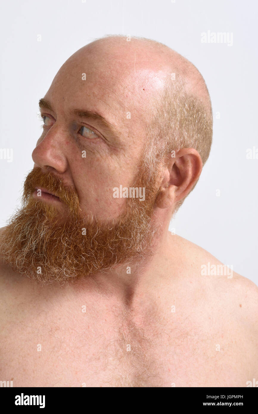 Portrait of red headed man Stock Photo Alamy