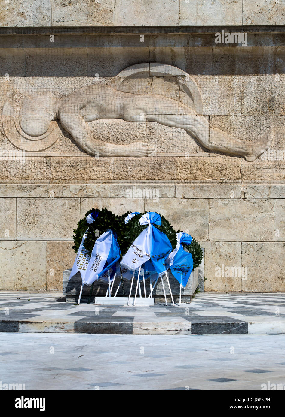 the Tomb of the Unknown Soldier, Athens, Greece, Europe Stock Photo