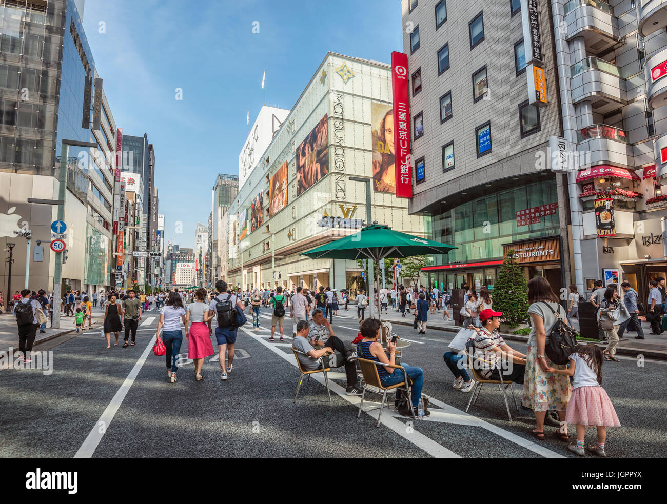 Ginza district Tokyo, social hub of Japan, Time square of Japan, tourist  point