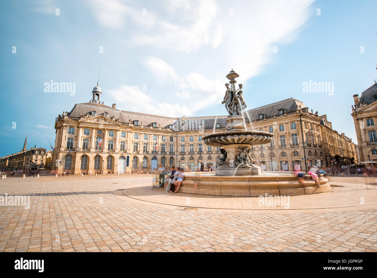 Bordeaux city in France Stock Photo