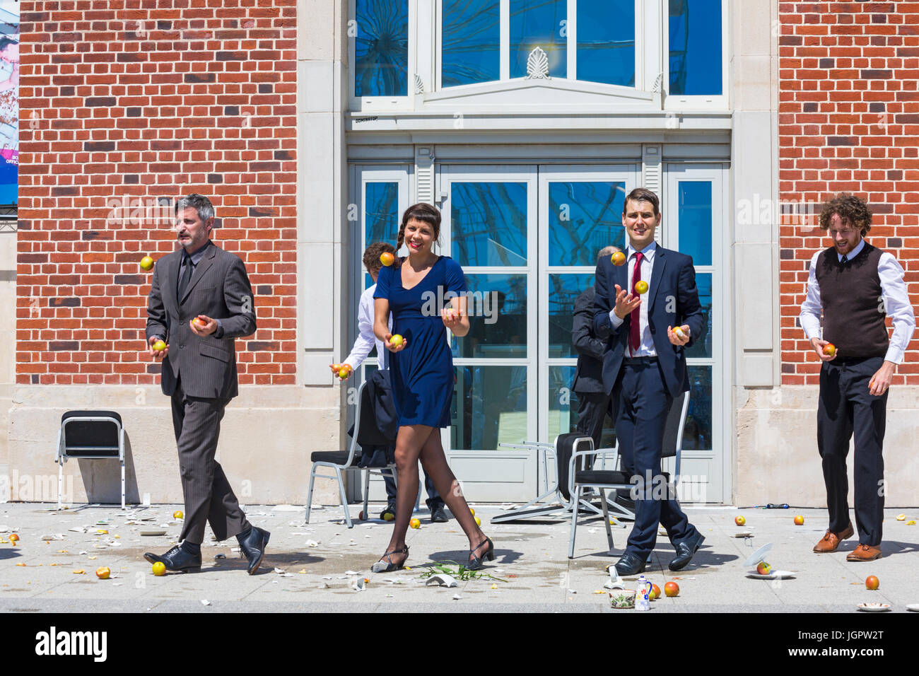 Broken crockery tea party hires stock photography and images Alamy