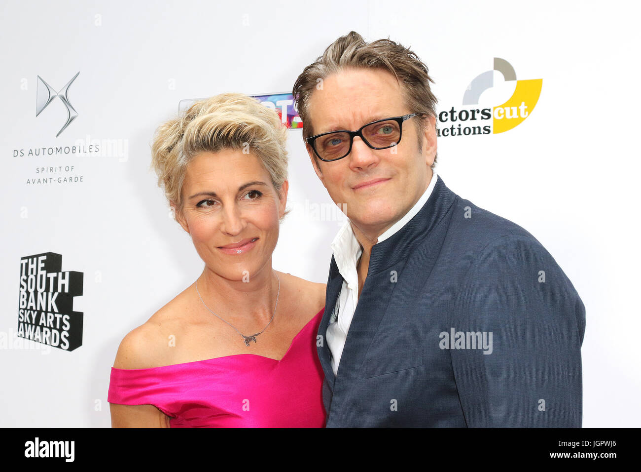 London, UK. 9th Jul, 2017. Tamsin Greig, South Bank Sky Arts Awards