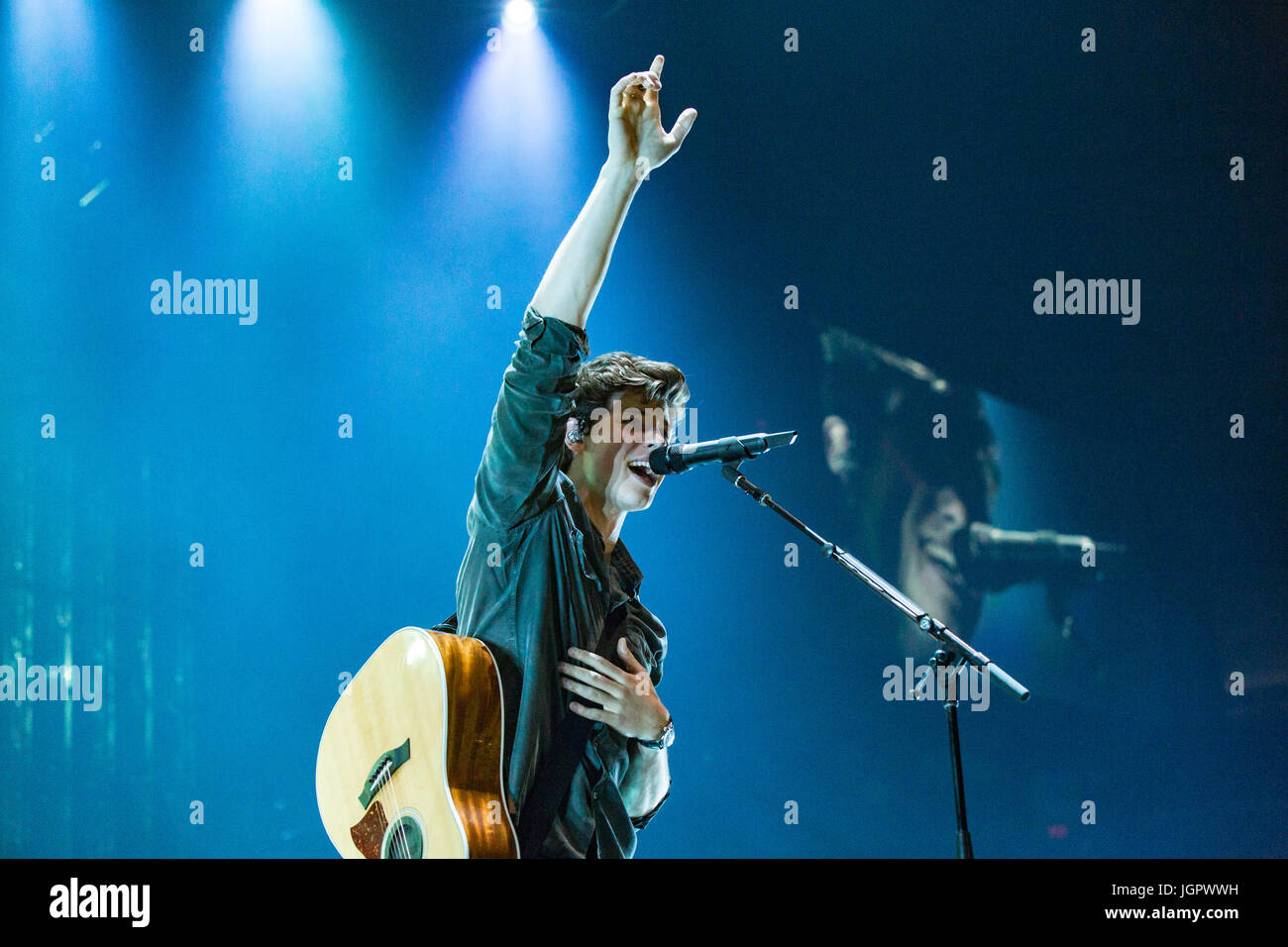 Vancouver, Canada. 8th Jul, 2017. Shawn Mendes Illuminate Tour at