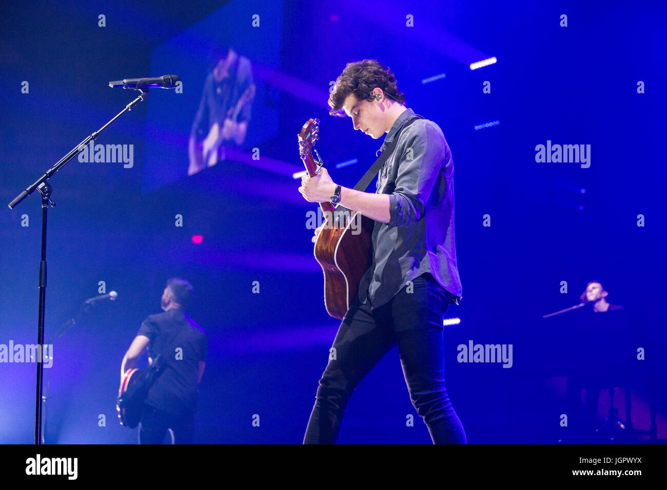 Vancouver, Canada. 8th Jul, 2017. Shawn Mendes Illuminate Tour at