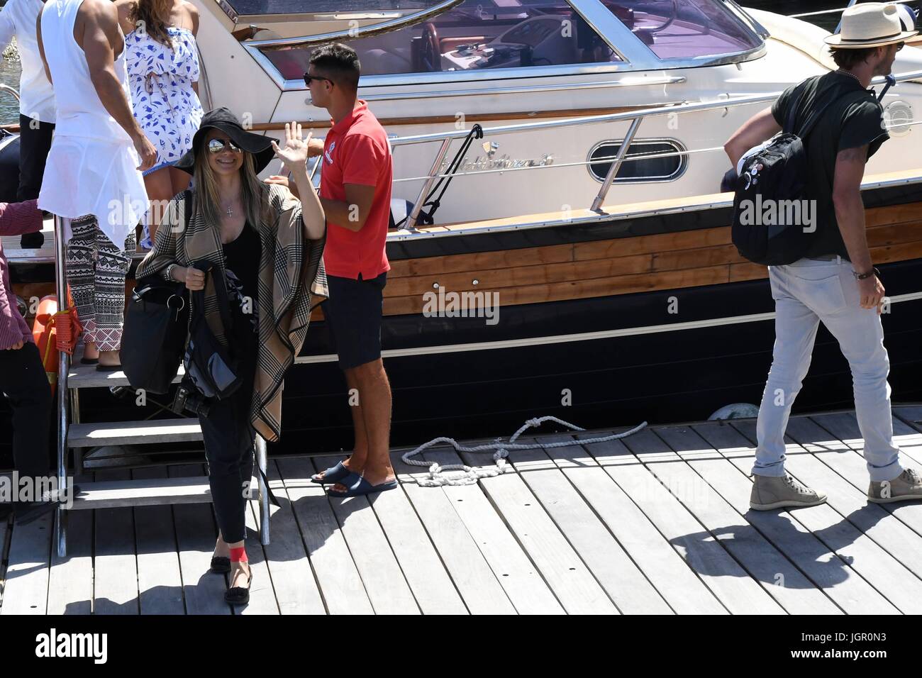 Lacco Ameno (Ischia): Hotel Regina Isabella.Mira Sorvino and her