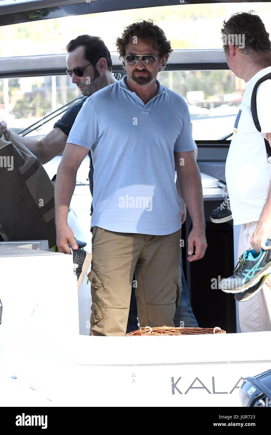 Lacco Ameno: Hotel Isabella Queen. Gerard Butler. In photo: Gerard